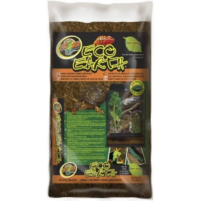 Zoo Med Eco Earth Loose Coconut Fiber Substrate 24Qt