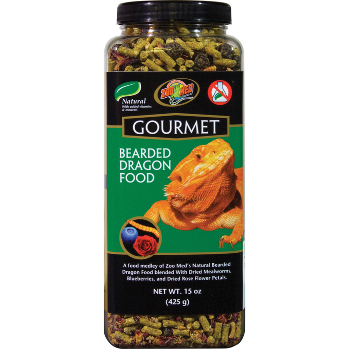 Zoo Med Gourmet Bearded Dragon Food 15Oz