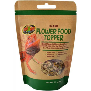 Zoo Med Lizard Flower Food Topper 0.21Oz - Pet Totality