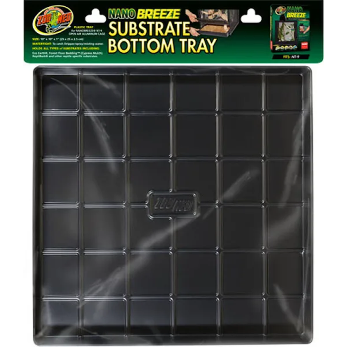 Zoo Med Nano Breeze Substrate Bottom Tray 10X10X2