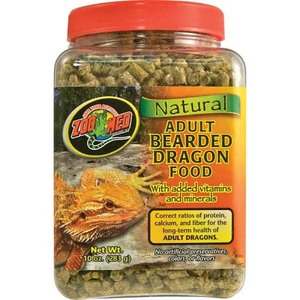 Zoo Med Natural Adult Bearded Dragon Food 10Oz - Pet Totality