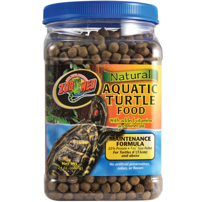 Zoo Med Natural Aquatic Turtle Food Maintenance Formula 24Oz