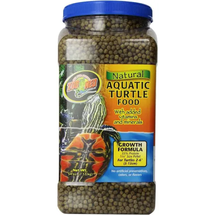 Zoo Med Natural Aquatic Turtle Pellet Food 54Oz