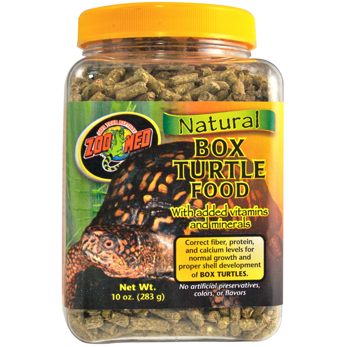 Zoo Med Natural Box Turtle Pellet Food 10Oz