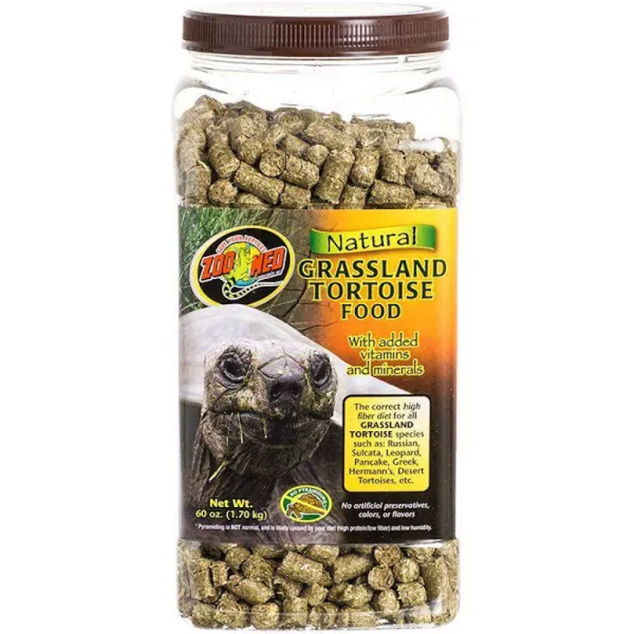 Zoo Med Natural Grassland Tortoise Food 60Oz