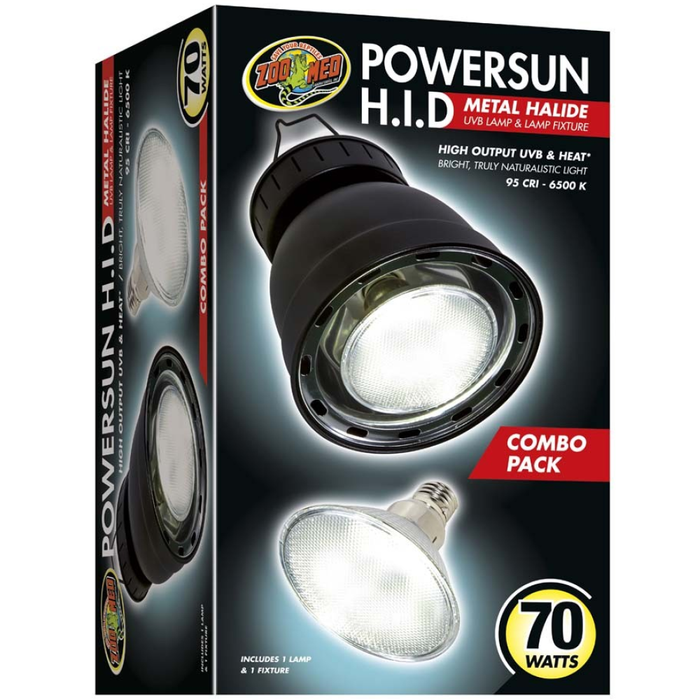 Zoo Med Powersun Metal Halide Lamp & Fixture 70Watt