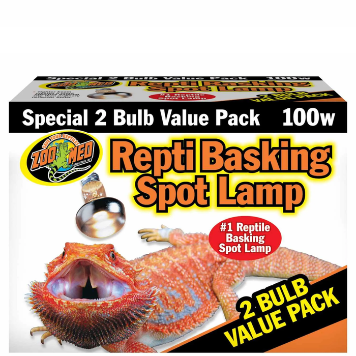 Zoo Med Repti Basking Spot Lamp 100W 2Pk
