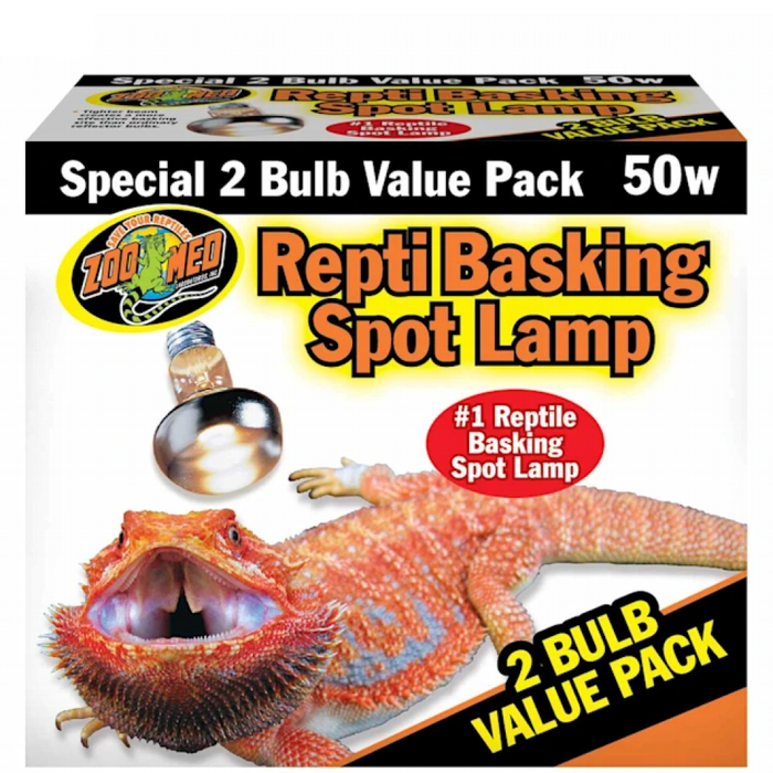 Zoo Med Repti Basking Spot Lamp 50W 2Pk