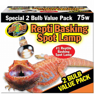 Zoo Med Repti Basking Spot Lamp 75W 2Pk - Pet Totality