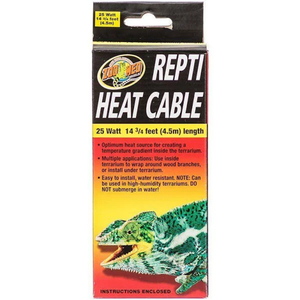 Zoo Med Repti Heat Cable 14.75Ft 25W - Pet Totality