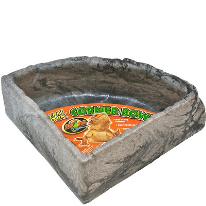 Zoo Med Repti Rock Corner Water Dish Large