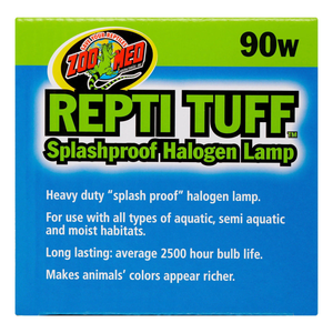 Zoo Med Repti Tuff Splashproof Halogen Lamp 90W - Pet Totality