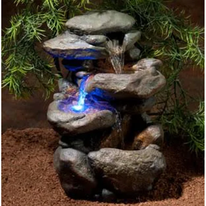 Zoo Med Reptirapids Led Waterfall Rock Small - Pet Totality