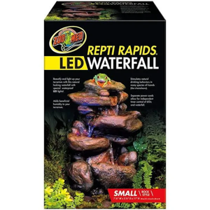 Zoo Med Reptirapids Led Waterfall Rock Small - Pet Totality