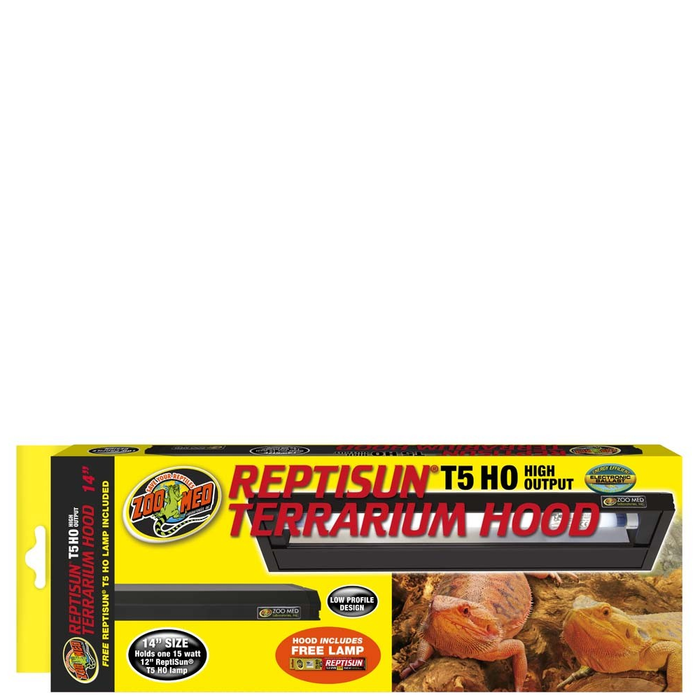 Zoo Med Reptisun T5 High Output Light Hood 14In
