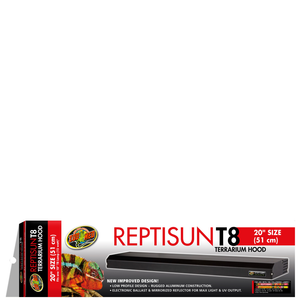 Zoo Med Reptisun Terrarium T8 Fluorescent Hood 20In - Pet Totality