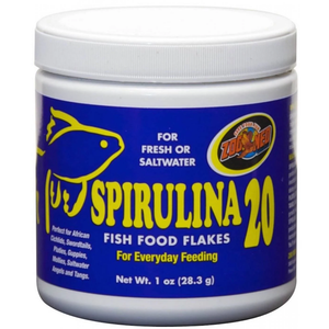 Zoo Med Spirulina 20 Flake Food 1Oz - Pet Totality