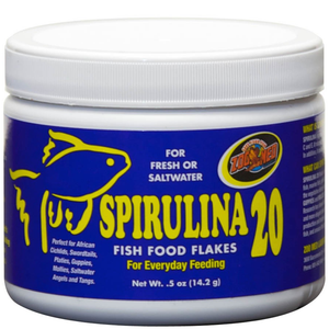 Zoo Med Spirulina 20 Flake Food .5Oz - Pet Totality