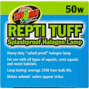 Zoo Med Turtle Tuff Splashproof Halogen Lamp 50W - Pet Totality