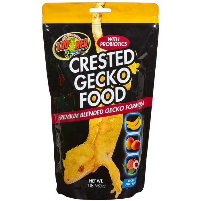 Zoo Med'S Crested Gecko Food Premium Blended Tropical Fruit 1Lb