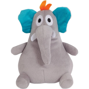 Zoobilee Plush Elephant Dog Toy Small - Pet Totality