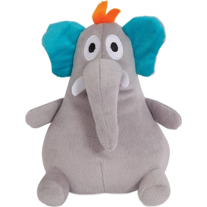 Zoobilee Plush Elephant Dog Toy Small