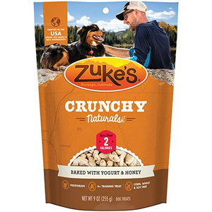 Zukes Dog Crunchy Natural Yogurt & Honey 9Oz - Pet Totality