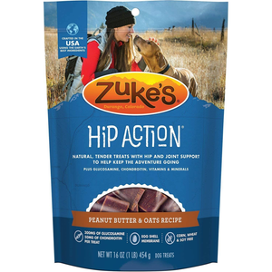 Zukes Dog Hip Action Peanut Butter 1Lb - Pet Totality