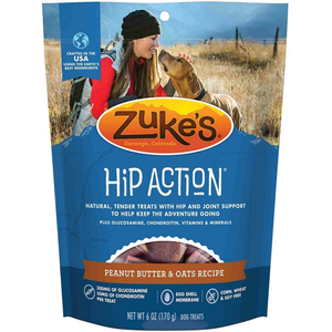 Zukes Dog Hip Action Peanut Butter 6Oz - Pet Totality