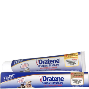 Zymox Brushless Enzymatic Oral Care Therapy Dental Gel 2.5Oz Tube - Pet Totality
