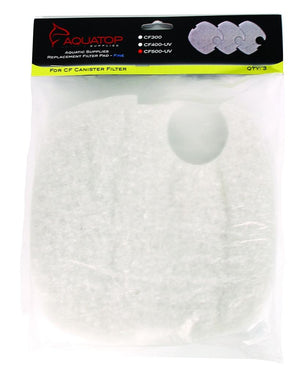 Aquatop Replacement White Filter Pads For The Cf-500Uv - 3Pk - Pet Totality