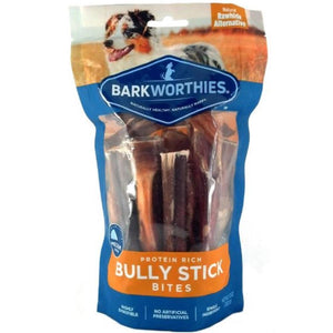 Barkworthies Bully Stick - Bites  (Net Wt. 16 Oz.) - Pet Totality