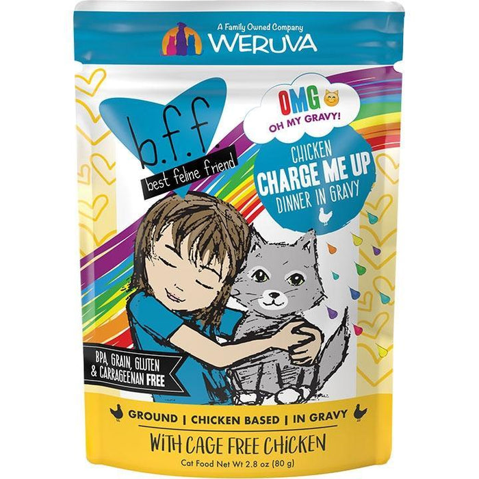 BFF  Cat Omg Charge Me Chicken 3 oz. Pouch (Case of 12)