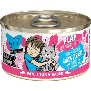 BFF  Cat Play Check Tuna 2.8 oz. (Case of 12) - Pet Totality