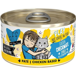 BFF  Cat Play Checkmate Chicken 2.8 oz. (Case of 12) - Pet Totality