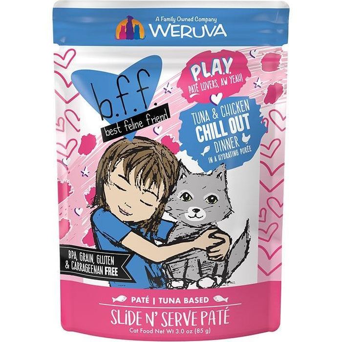 BFF  Cat Play Chill Tuna 3 oz. Pouch (Case of 12)