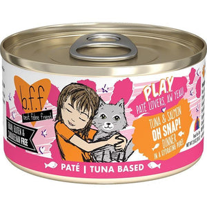 BFF  Cat Play Oh Snap Tuna 2.8 oz. (Case of 12) - Pet Totality