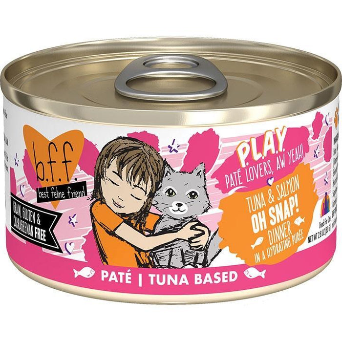 BFF  Cat Play Oh Snap Tuna 2.8 oz. (Case of 12)