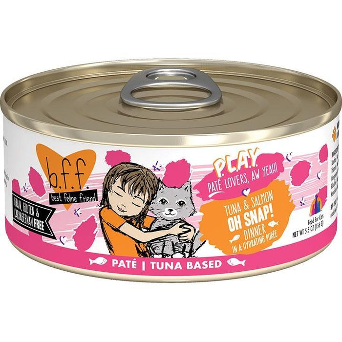 BFF  Cat Play Oh Snap Tuna 5.5 oz. (Case of 8)