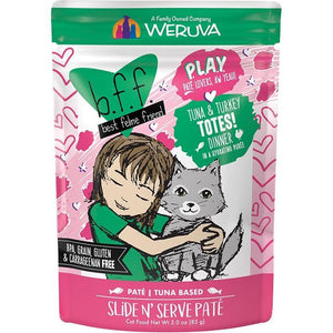 BFF  Cat Play Totes Tuna 3 oz. Pouch (Case of 12) - Pet Totality
