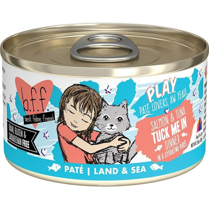 BFF  Cat Play Tuck Me In Salmon 2.8 oz. (Case of 12)