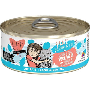 BFF  Cat Play Tuck Me In Salmon 5.5 oz. (Case of 8) - Pet Totality