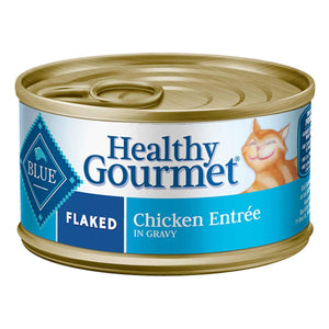 Blue Buffalo Cat Healthy Gourmet Flaked Chicken Liver 5.5 Oz.(Case Of  24) - Pet Totality