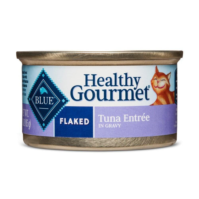Blue Buffalo Cat Healthy Gourmet Flaked Tuna 3 Oz.(Case Of  24)