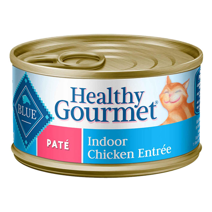 Blue Buffalo Cat Healthy Gourmet Pate  Indoor Chicken 5.5 Oz.(Case Of  24)