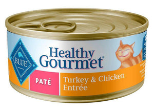 Blue Buffalo Cat Healthy Gourmet Pate Turkey Chicken 5.5 Oz.(Case Of  24) - Pet Totality