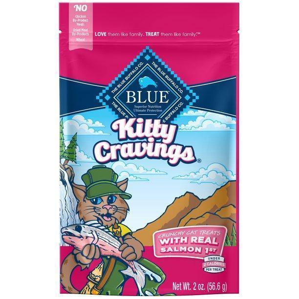 Blue Buffalo Cat Kitty Craving Crunchy Salmon 2 Oz.