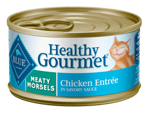 Blue Buffalo Cat  Meaty Morsel  Chicken  5.5 Oz.. - Pet Totality