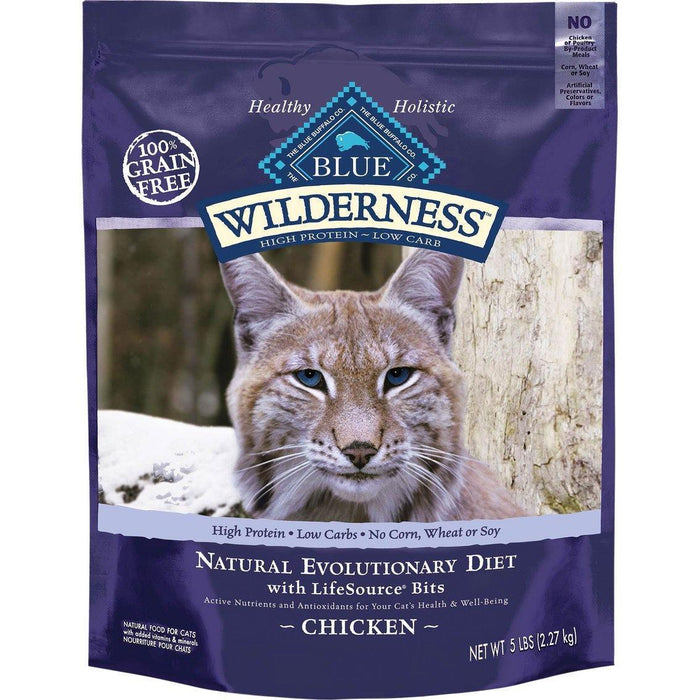 Blue Buffalo Cat Wilderness  Gf Chicken 6 Lbs