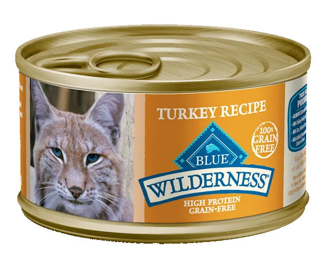 Blue Buffalo Cat Wilderness  Gf Turkey 3 Oz.(Case Of  24)